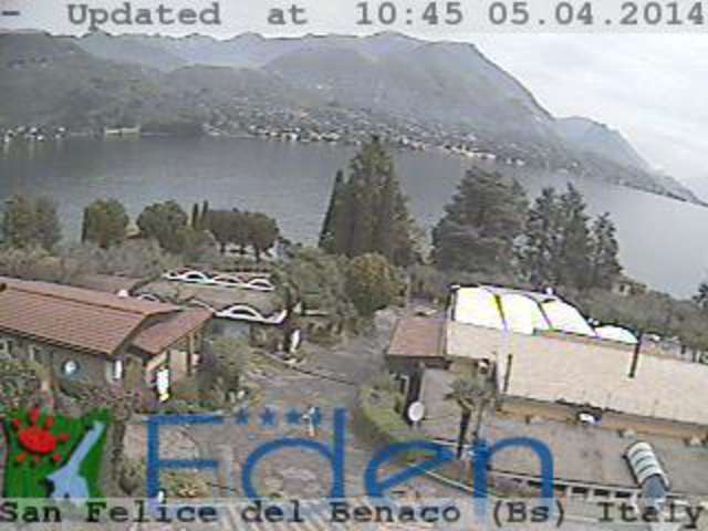 Webcam San Felice del Benaco, Camping Eden (Cam 2)